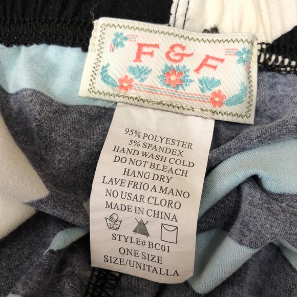 F & F One Size Super Stretch Aztec Print Leggings - Picture 5 of 6